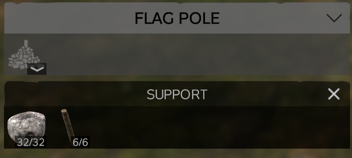 Support materials