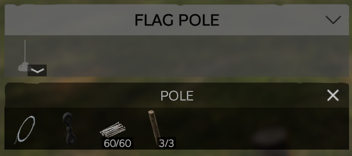 Pole materials