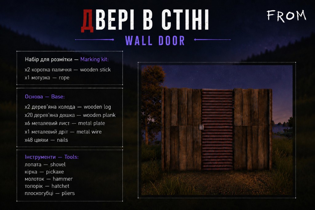 Wall door